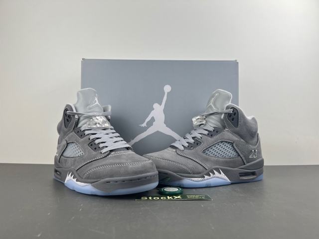(image for) Air Jordan 5 “Wolf Grey” men shoes
