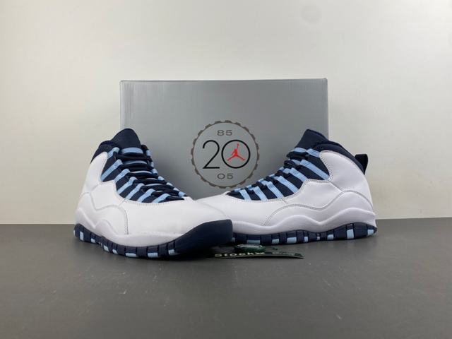 (image for) Jordan 10 Retro Ice Blue men shoes