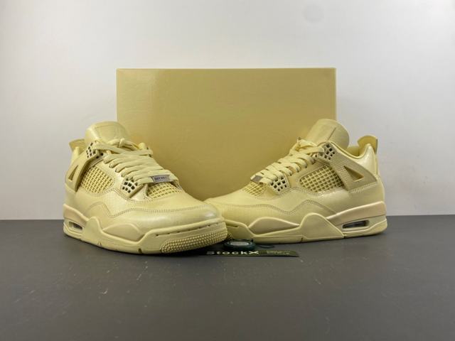 (image for) J Balvin x Air Jordan 4 Retro “Lemonade” men and women shoes